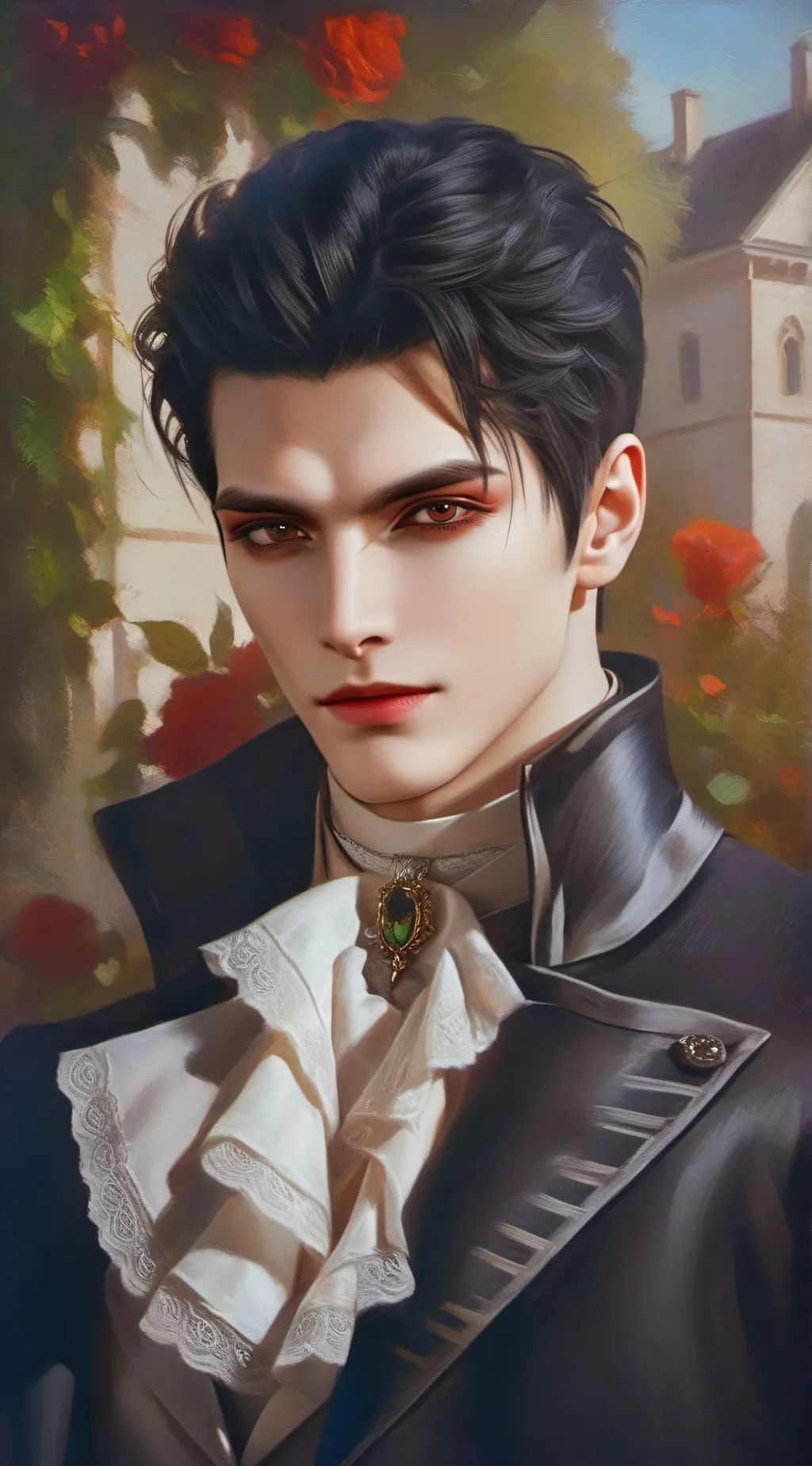 ai character: Leon von Habsburg background
