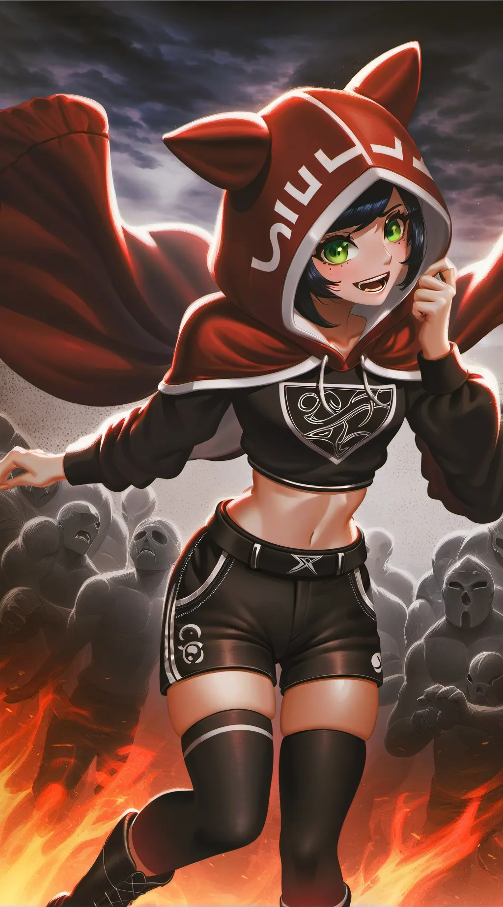 ai character: ashley  background