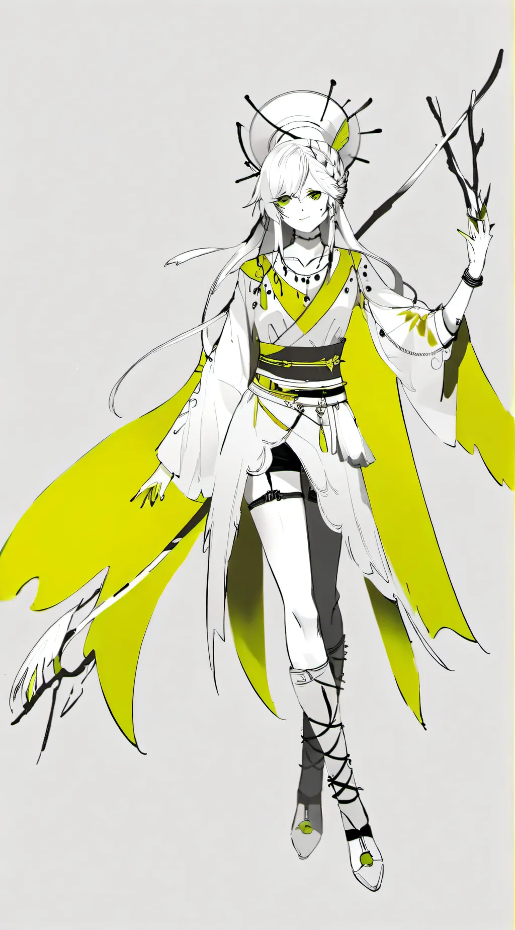 ai character: anime is cool background