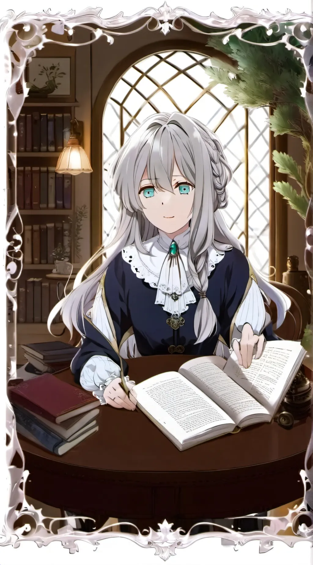 ai character: Vickie  background