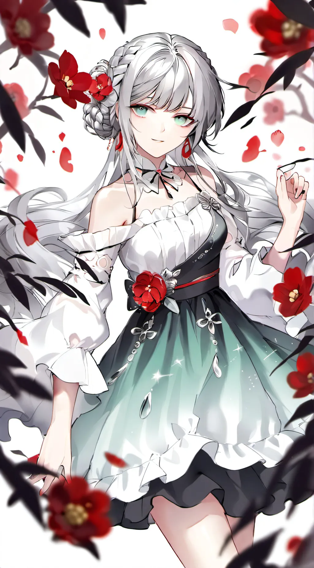 ai character: robot  background