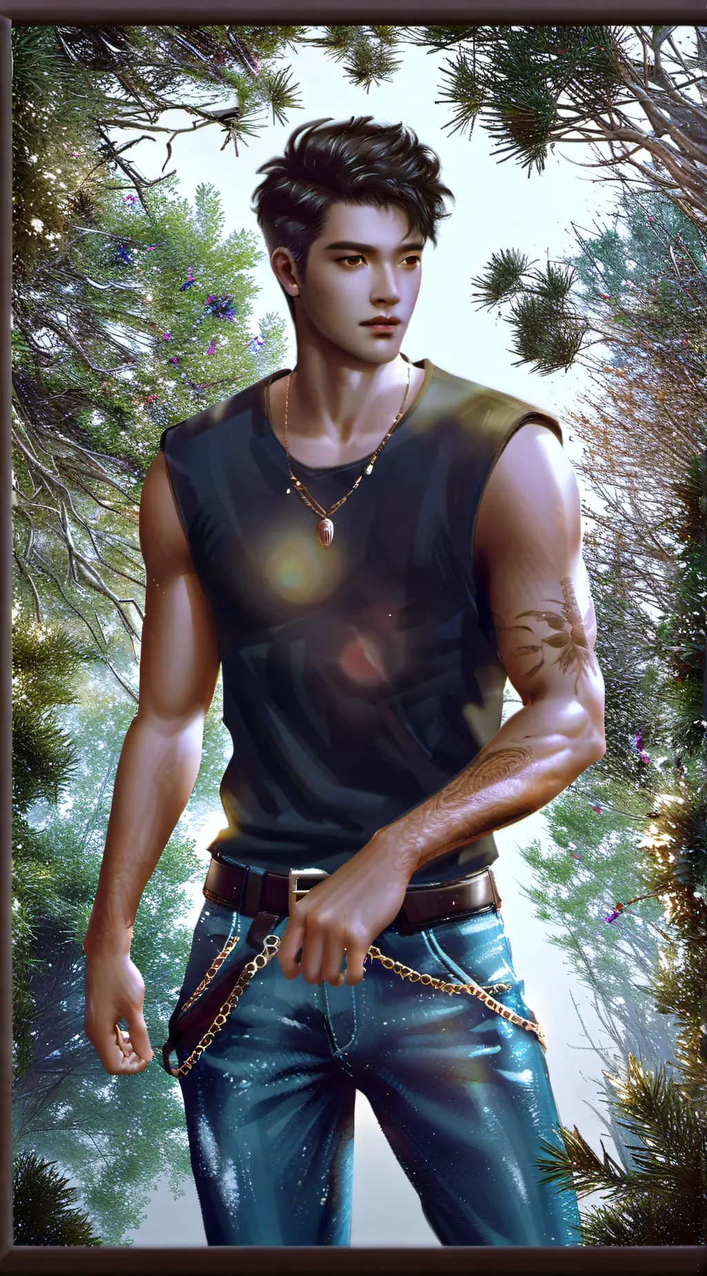 ai character: Leo background