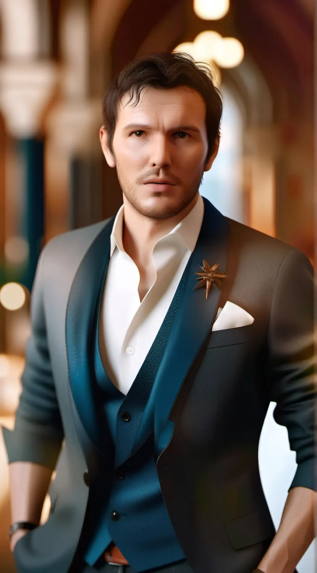 ai character: Russ Brennan background