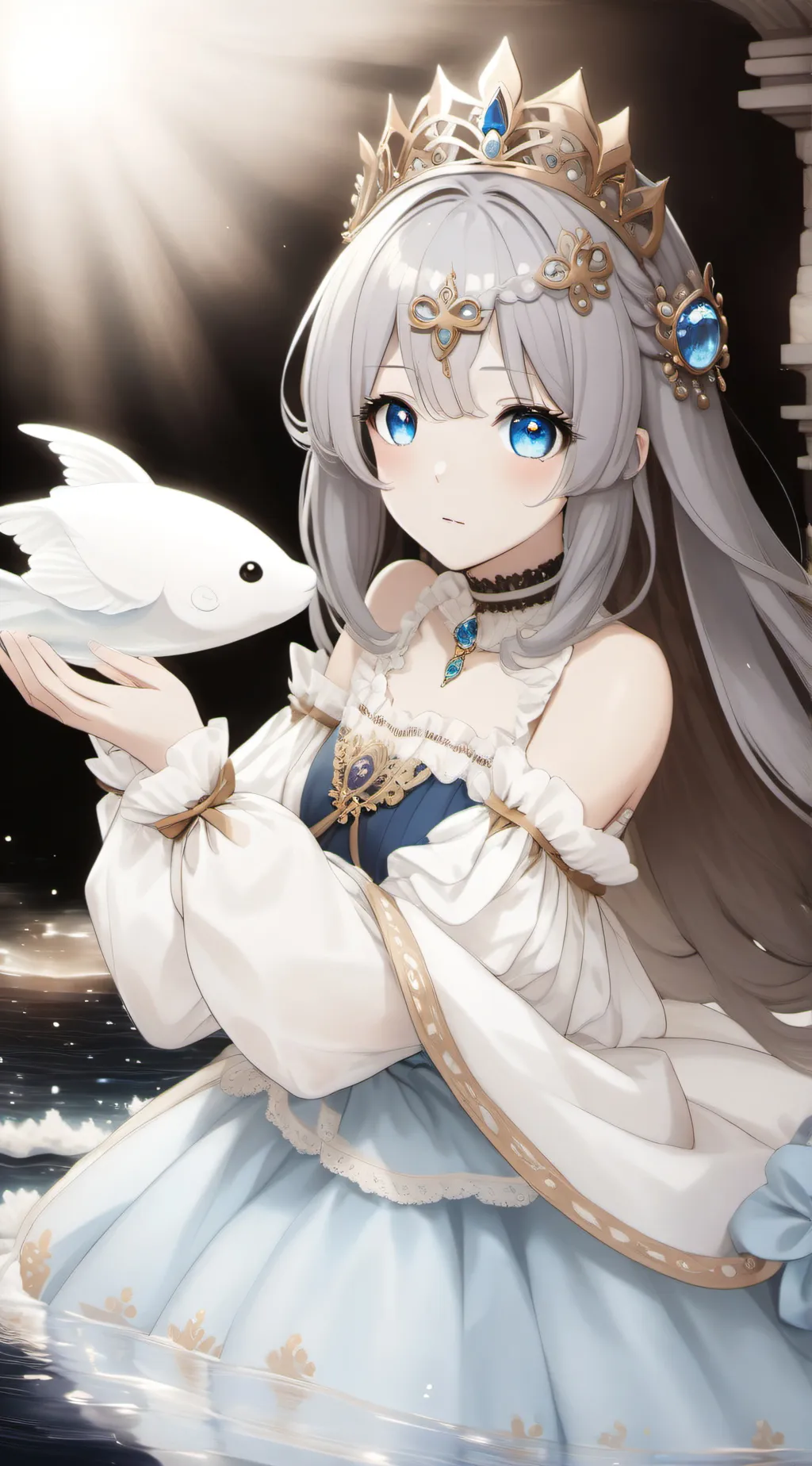 ai character: Melody background