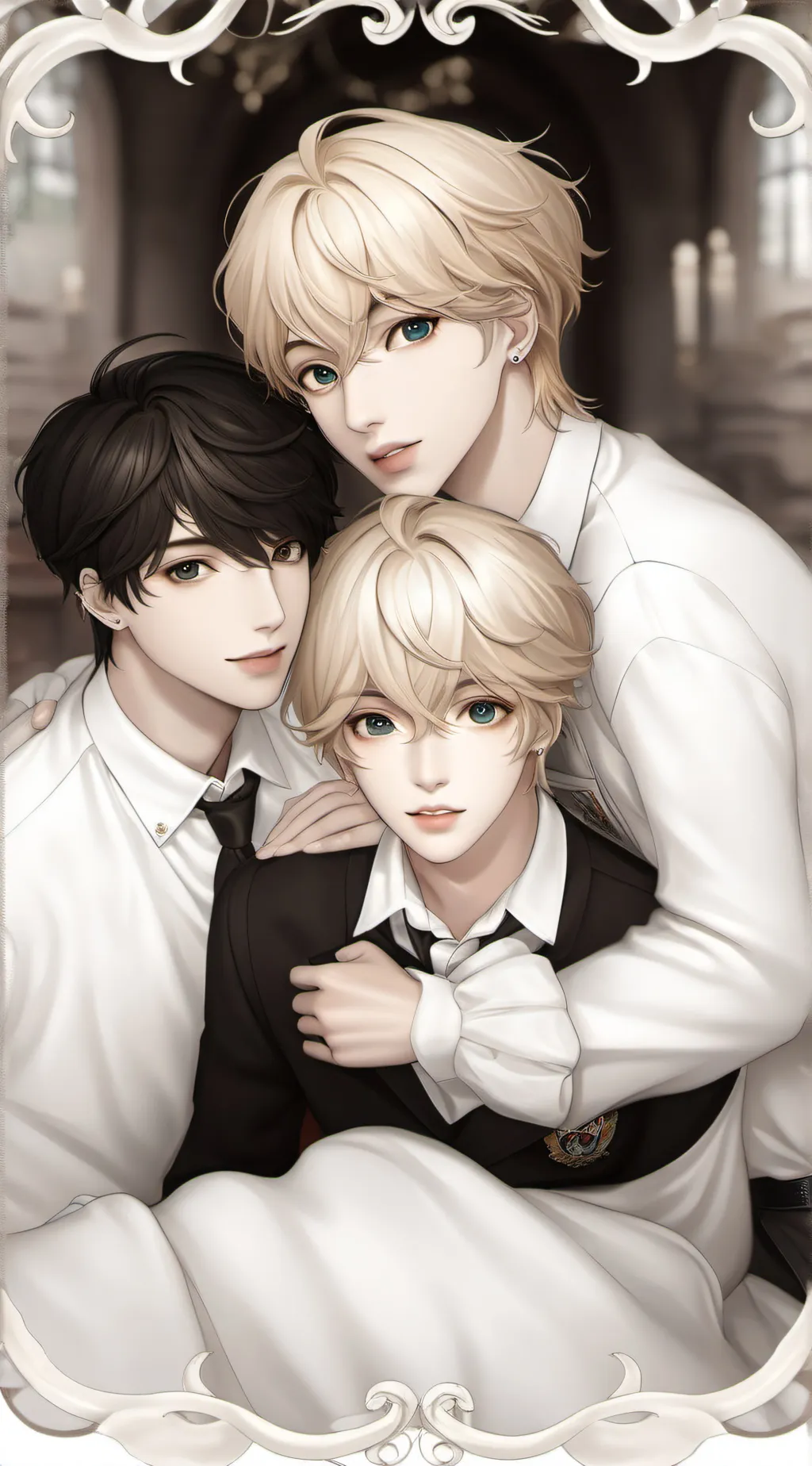 ai character: Friend group  background