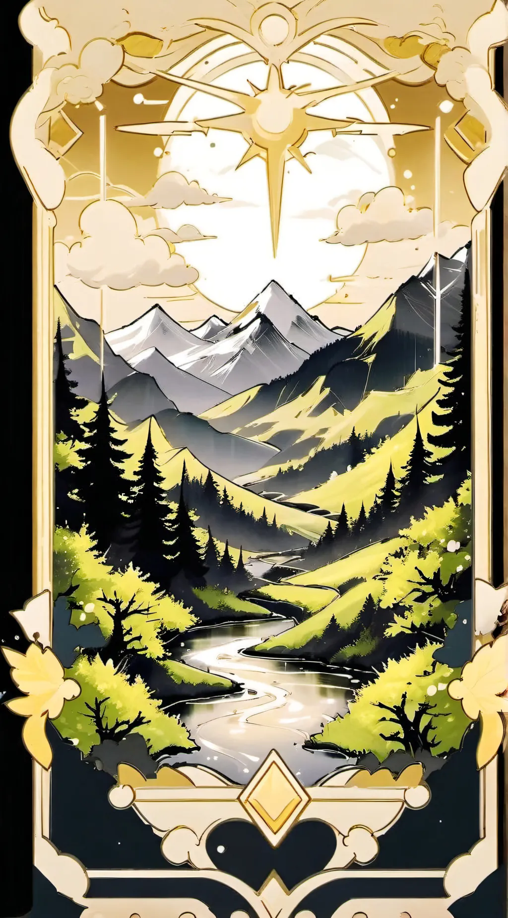 ai character: cat woman background