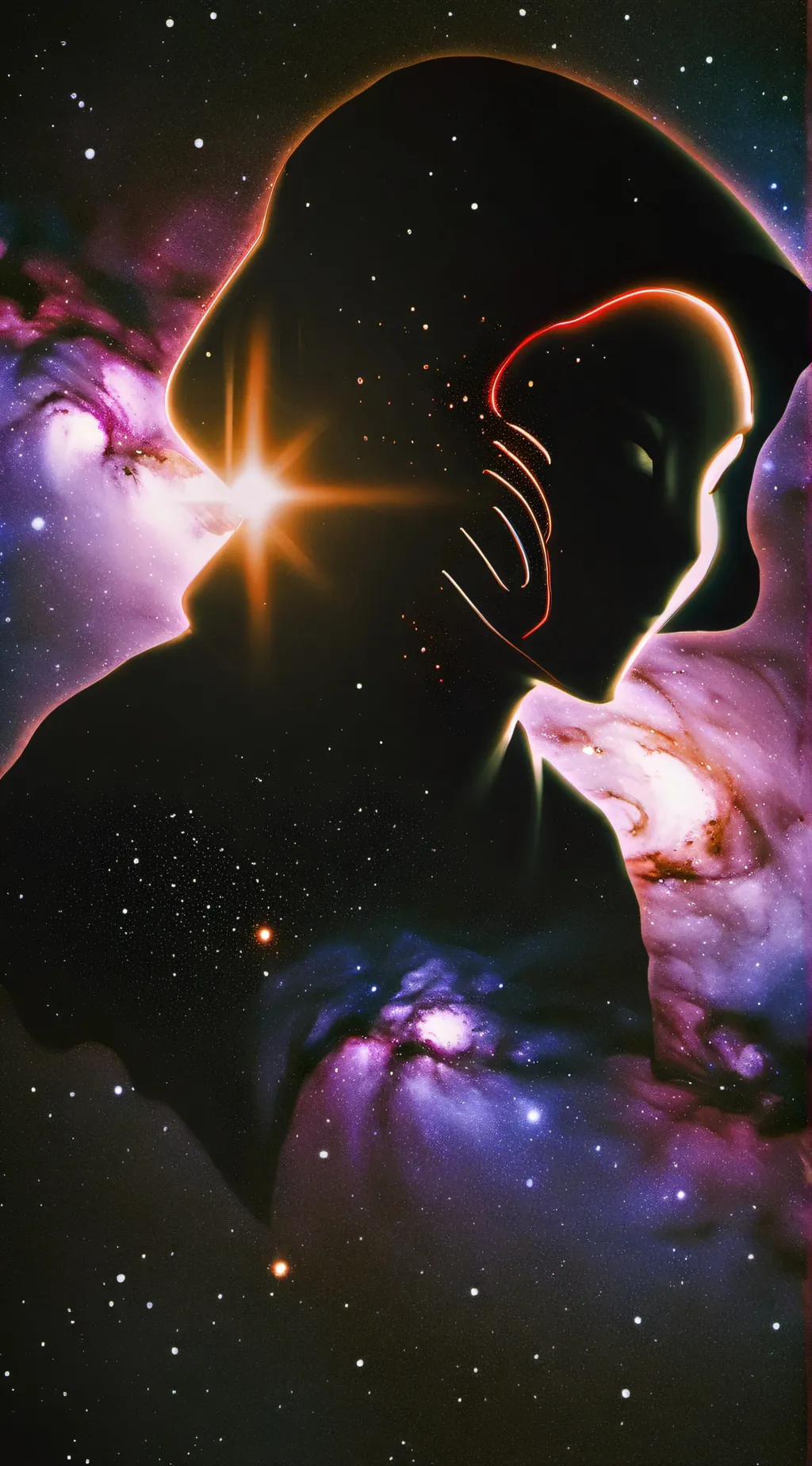 ai character: L. O. V.  background