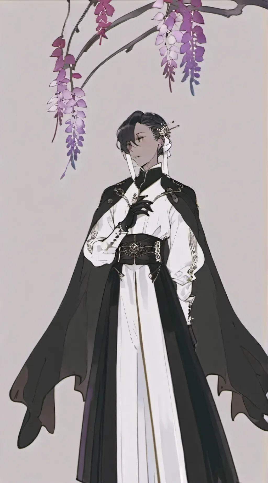 ai character: Large Tvman background