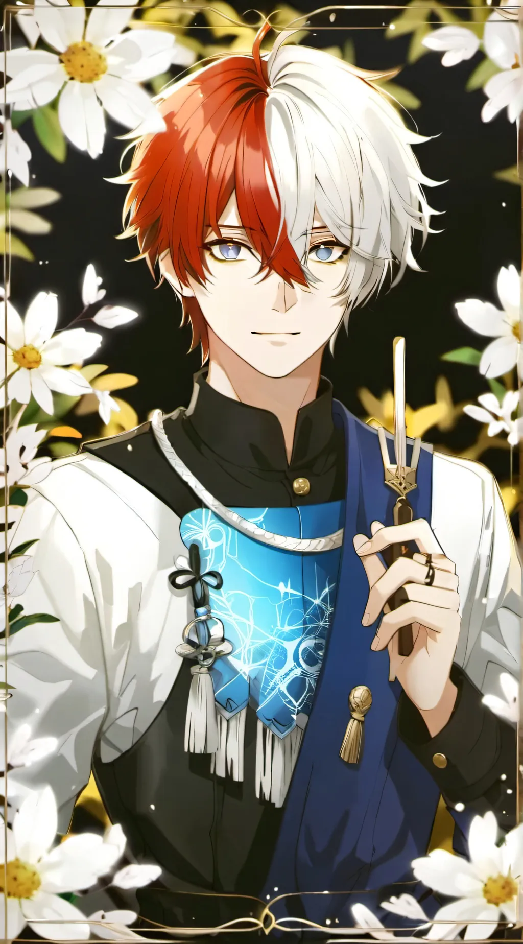 ai character: Shoto Todoroki background