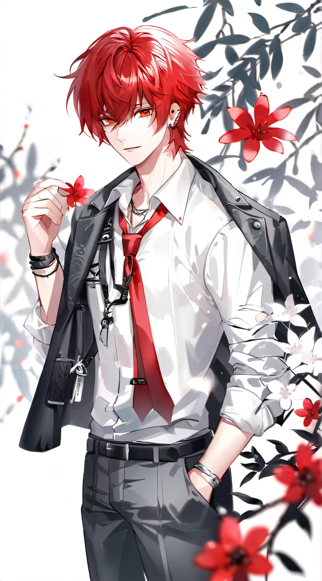 ai character: Eijiro Kirishima background