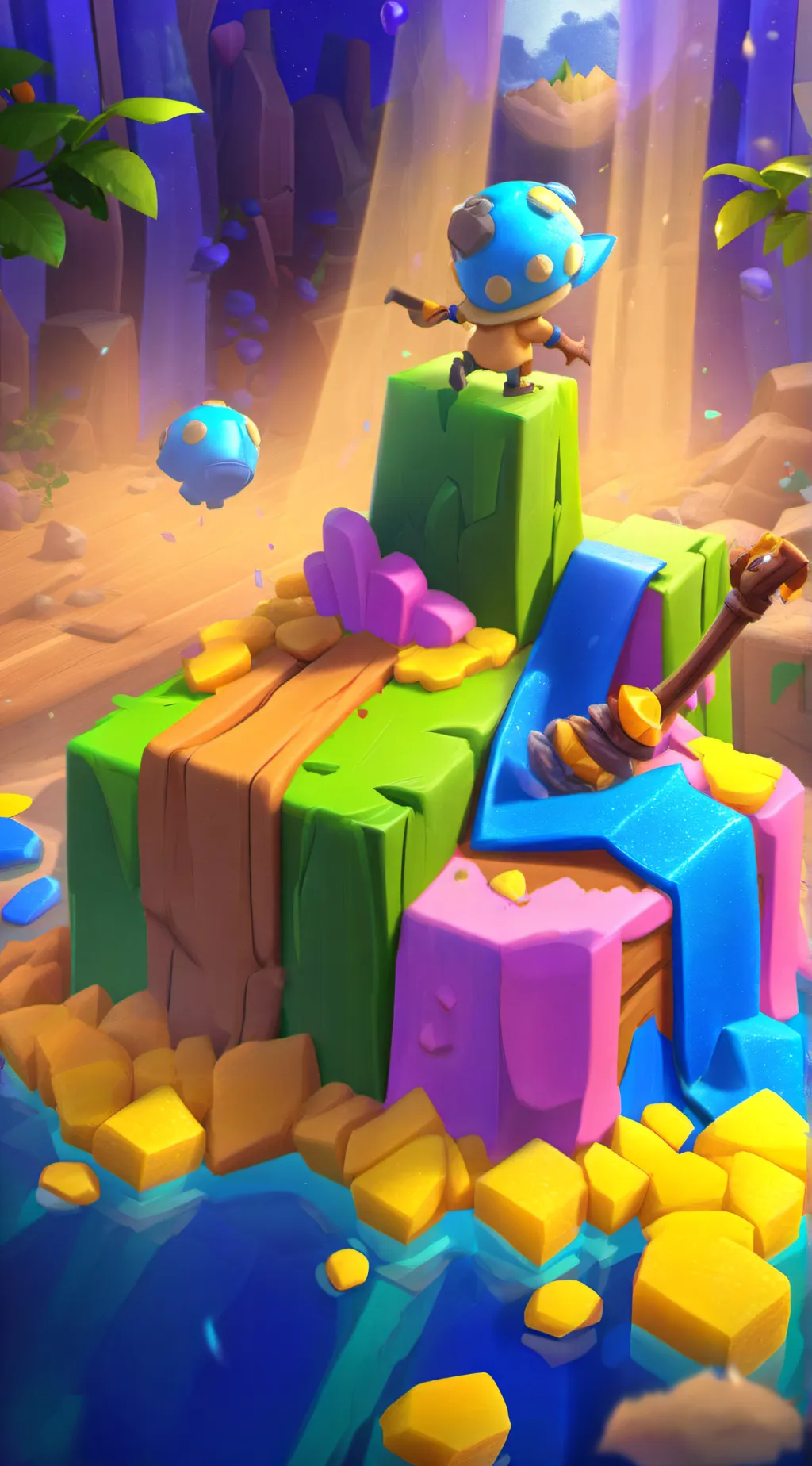 ai character: FPE peaceful background