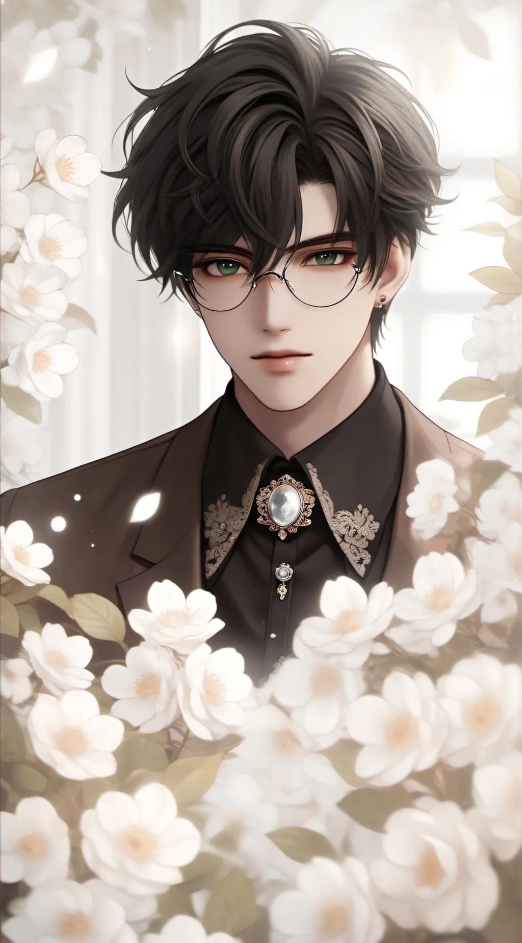 ai character: lans  background