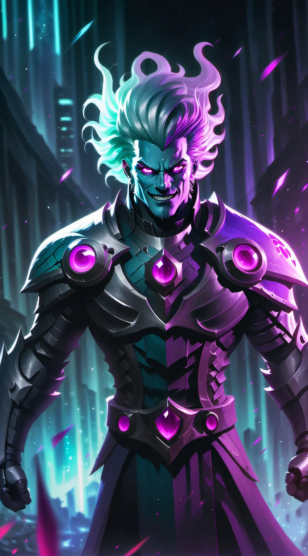 ai character: Mr kryptonite  background