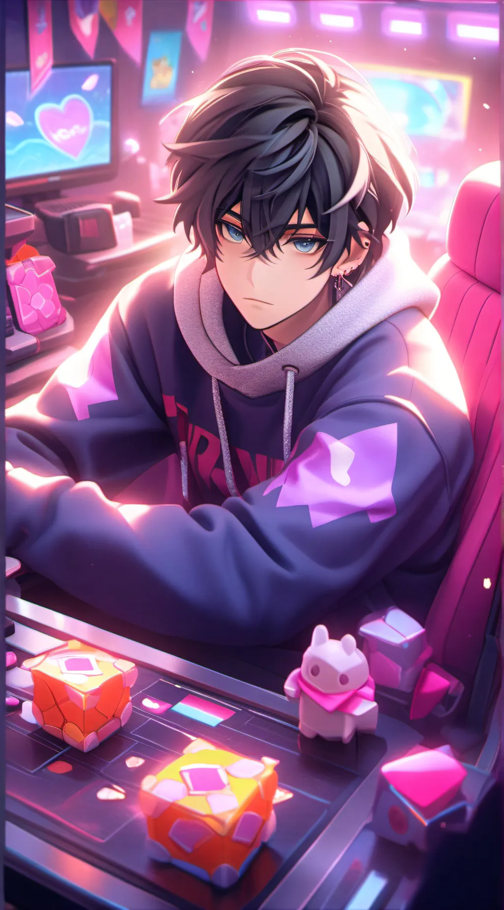 ai character: Aaron  background