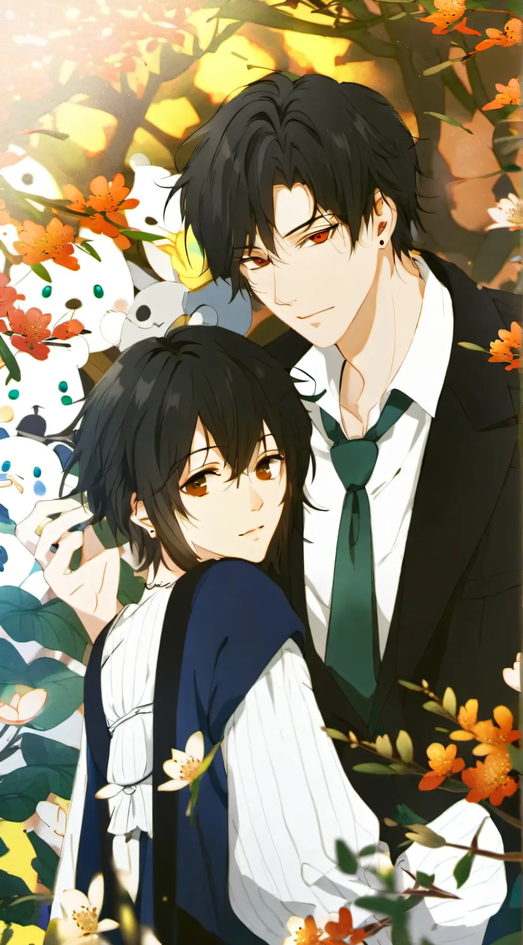 ai character: Bakudeku background