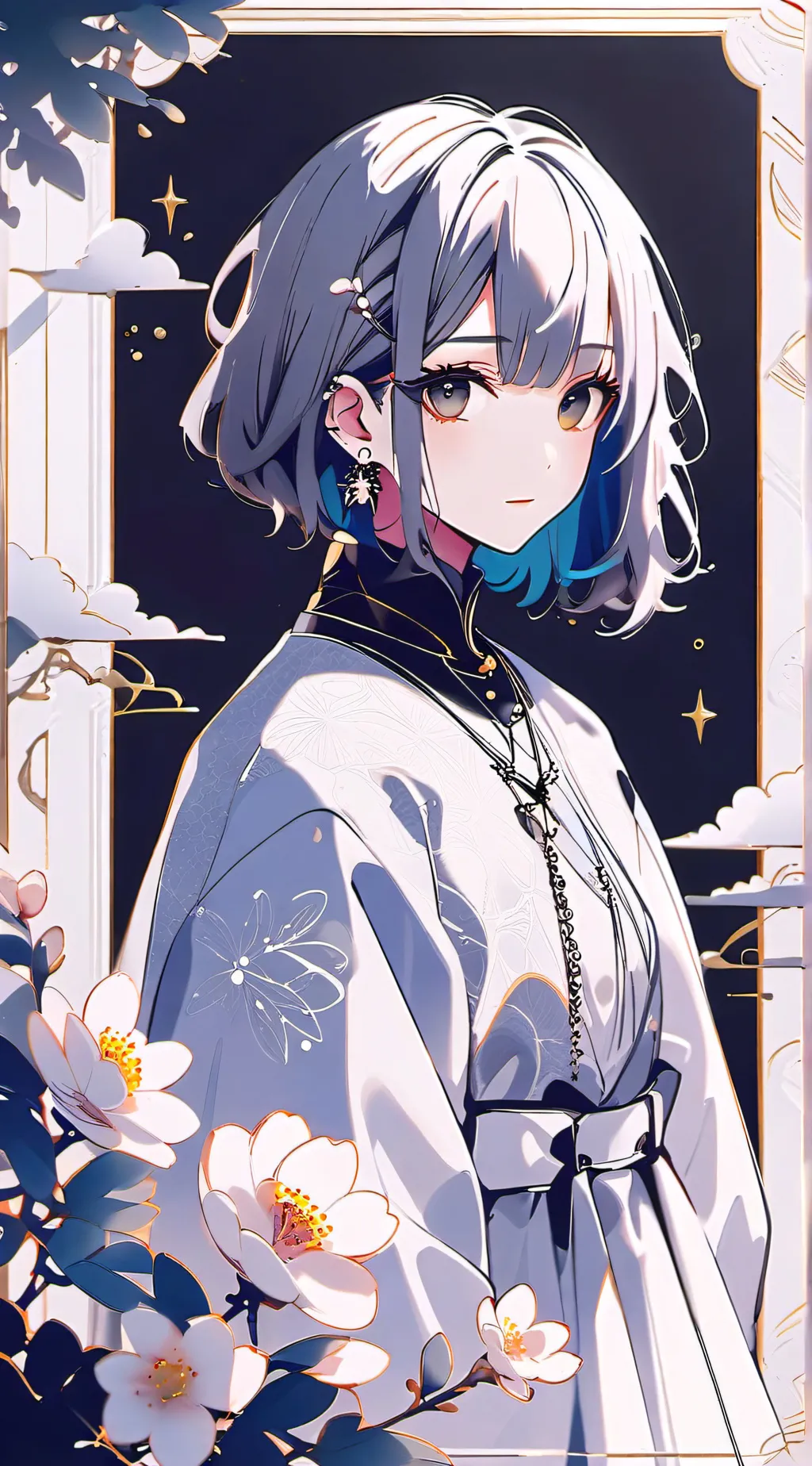 ai character: mha halloween background