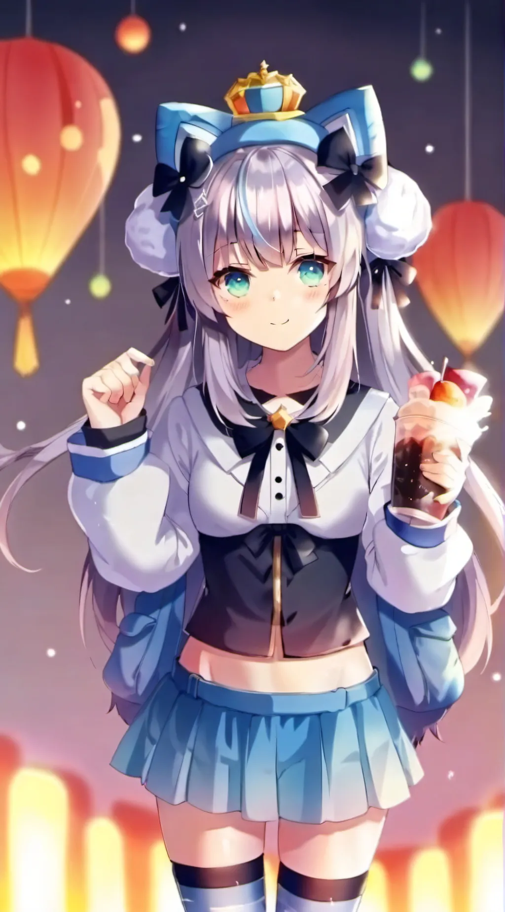 ai character: cat background