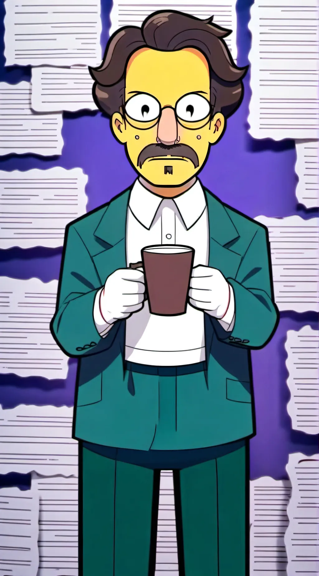 ai character: Evil Flanders background