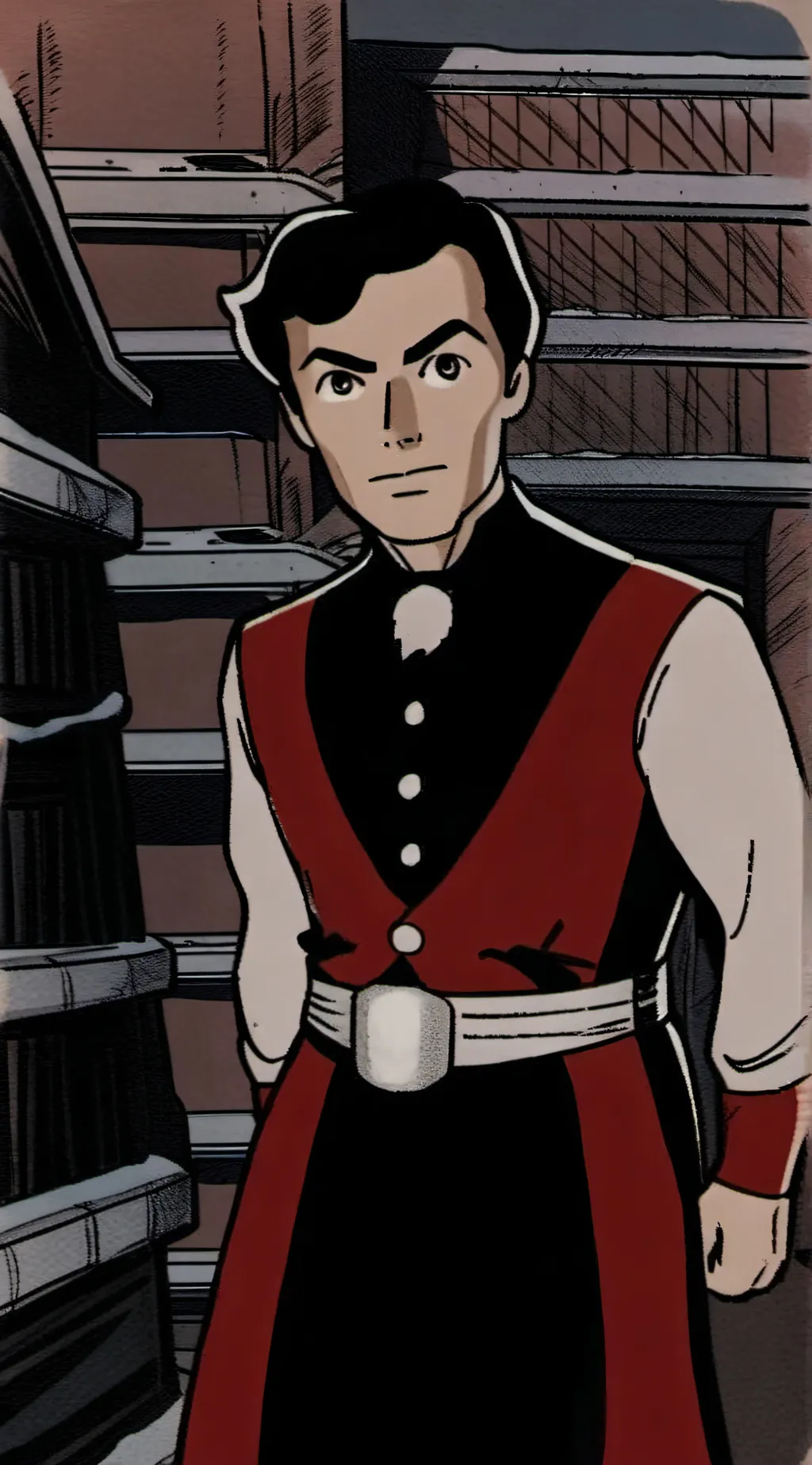 ai character: nugget meme background