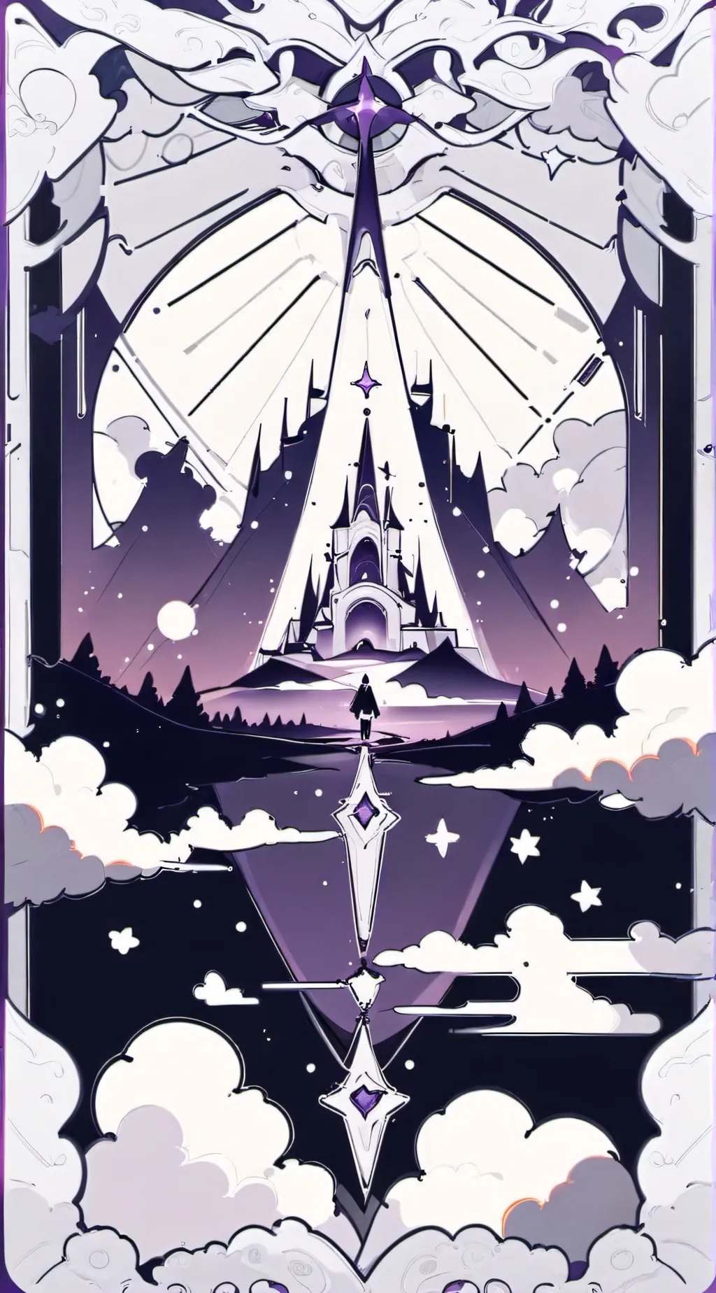 ai character: Kawaii and Emo background