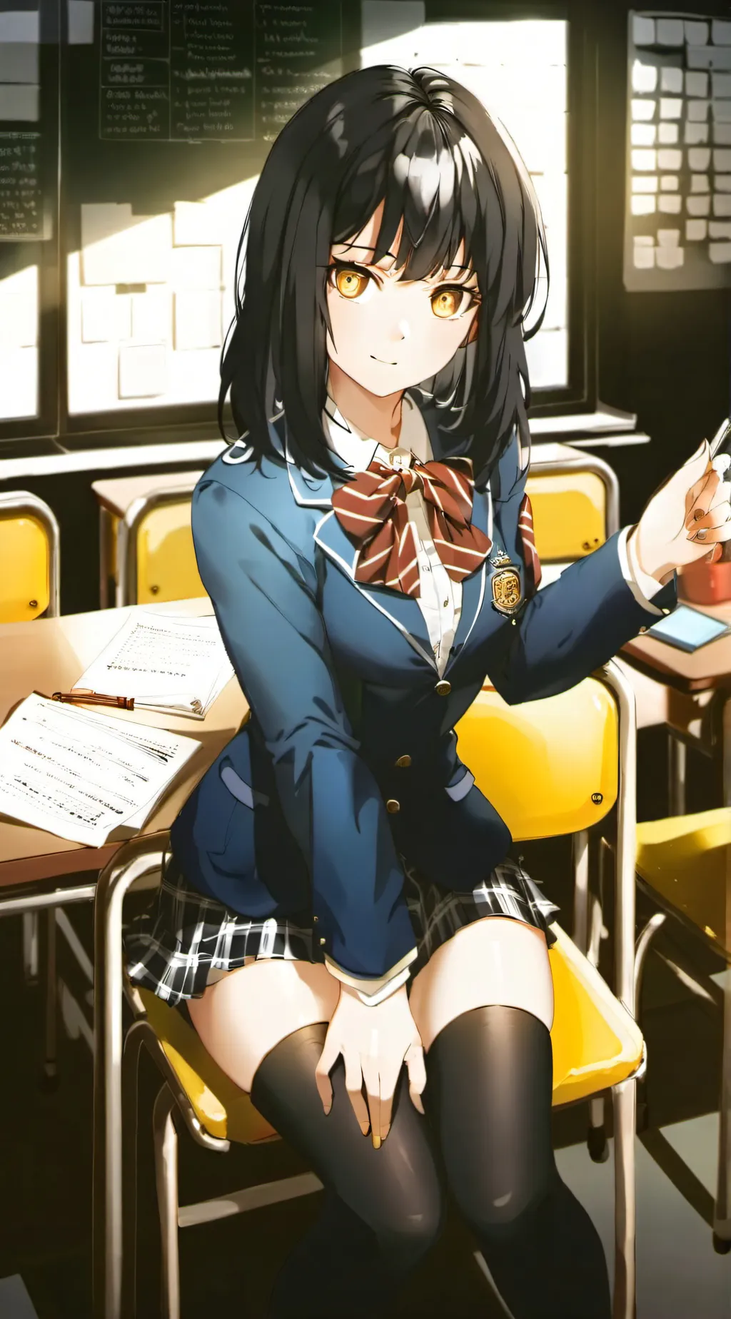 ai character: Akari background