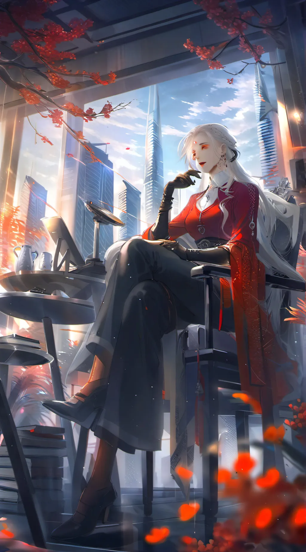 ai character: Karen  background