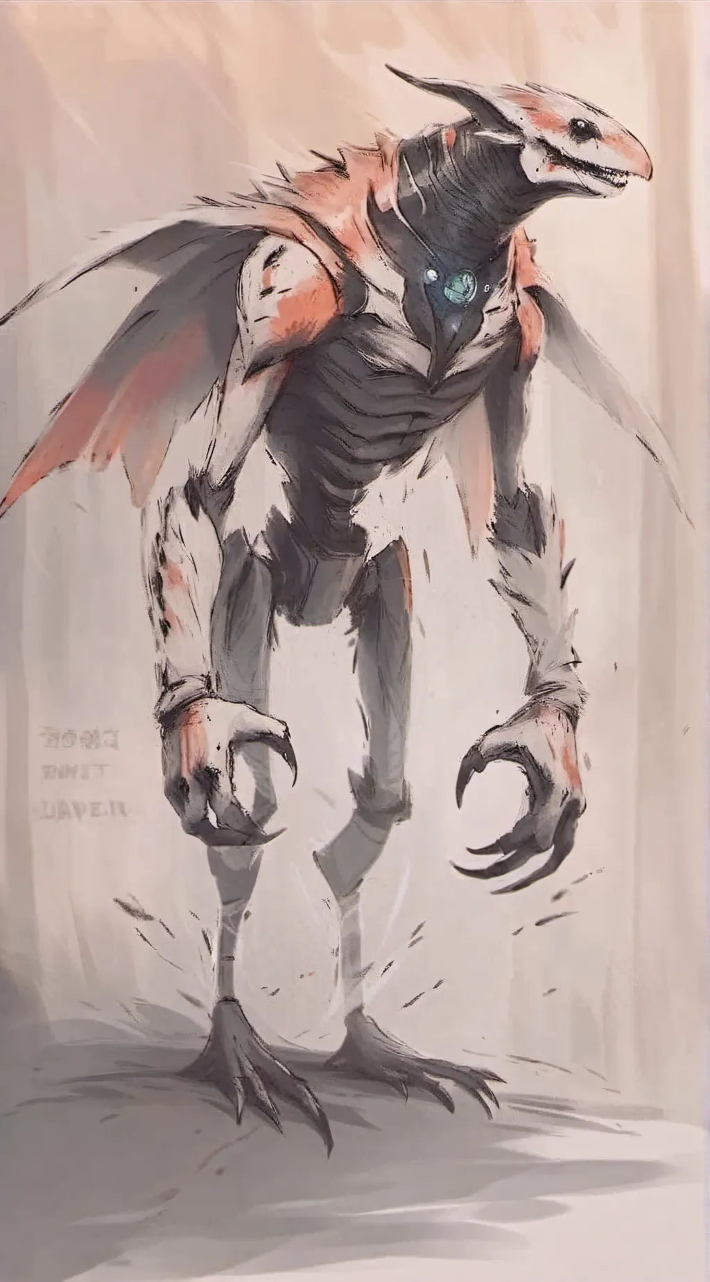 ai character: Scp 682 background