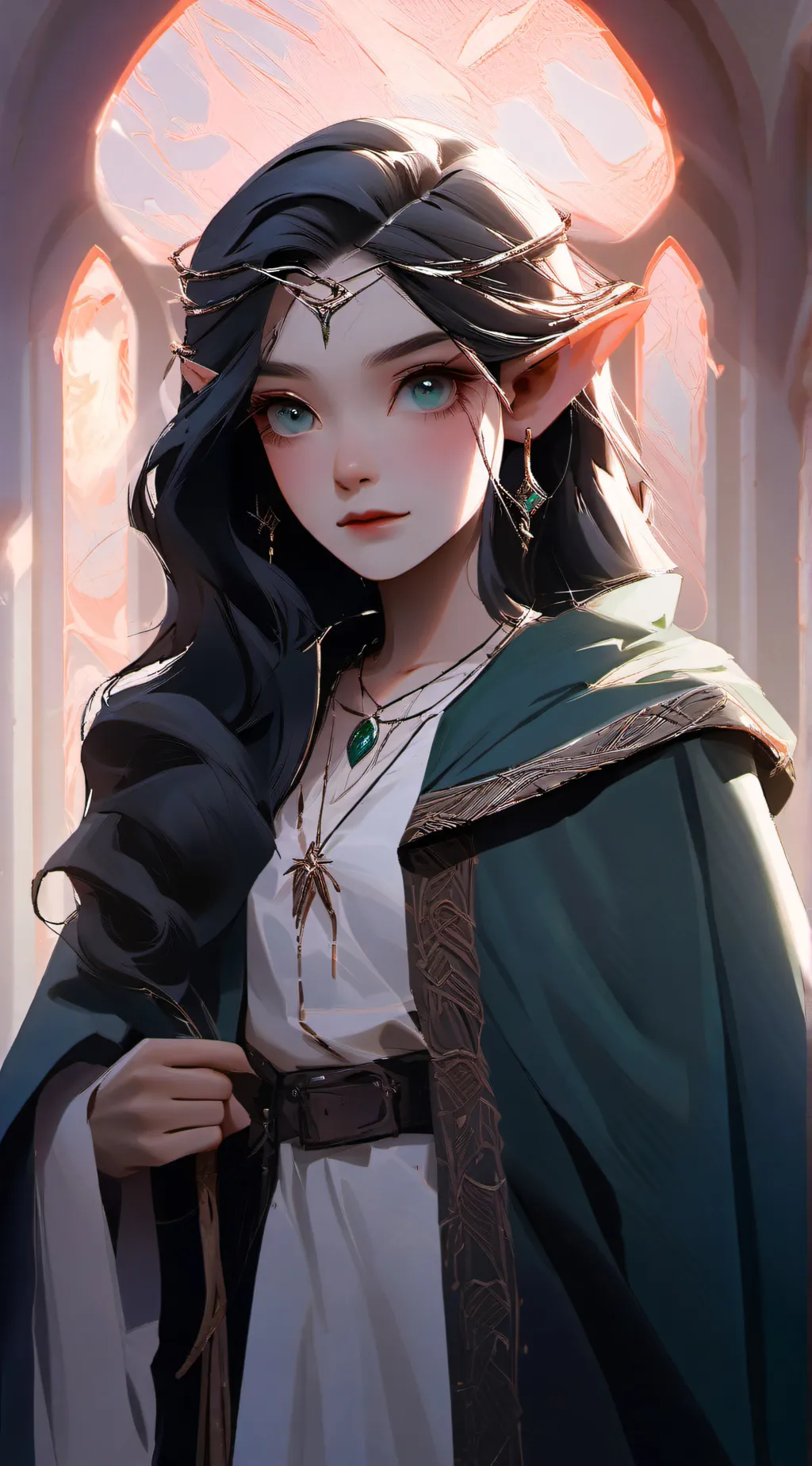 ai character: Rin *Thornecrest* background