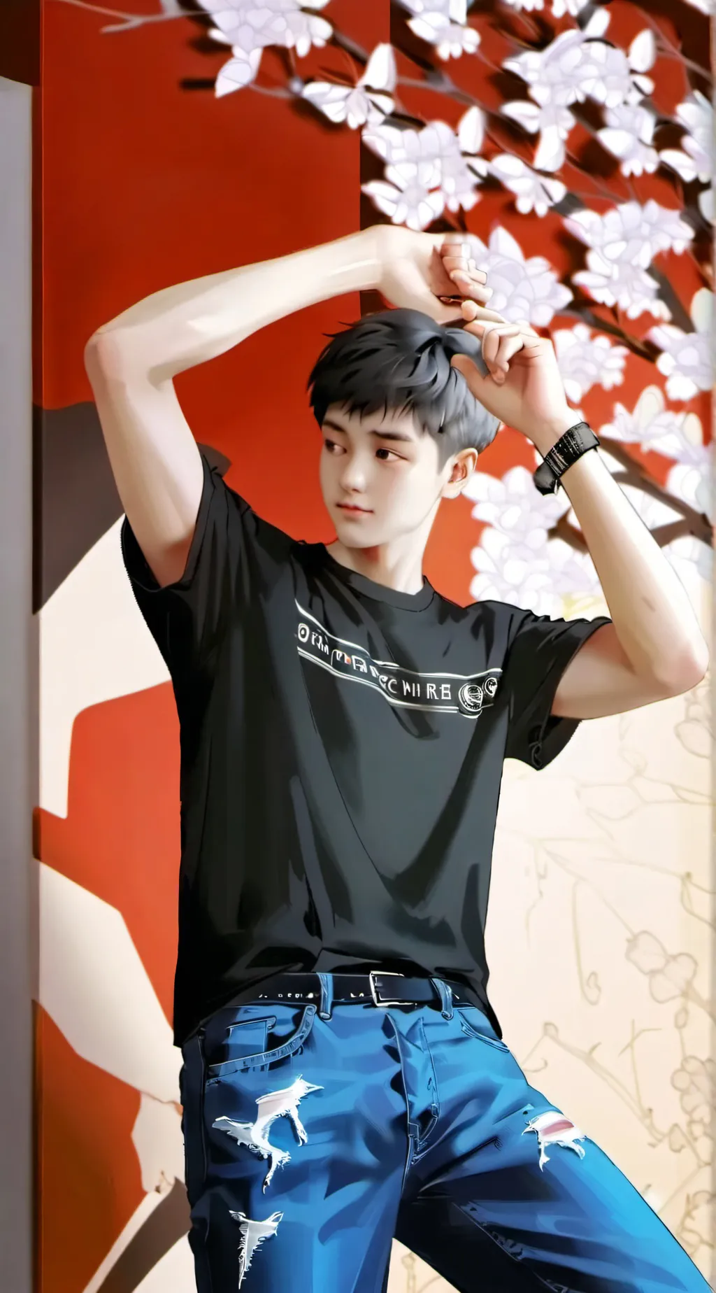 ai character: Aaron  background