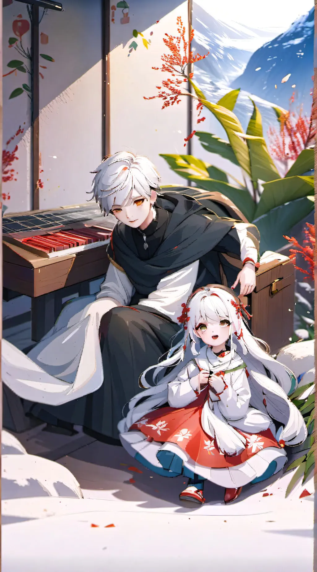 ai character: Leo background