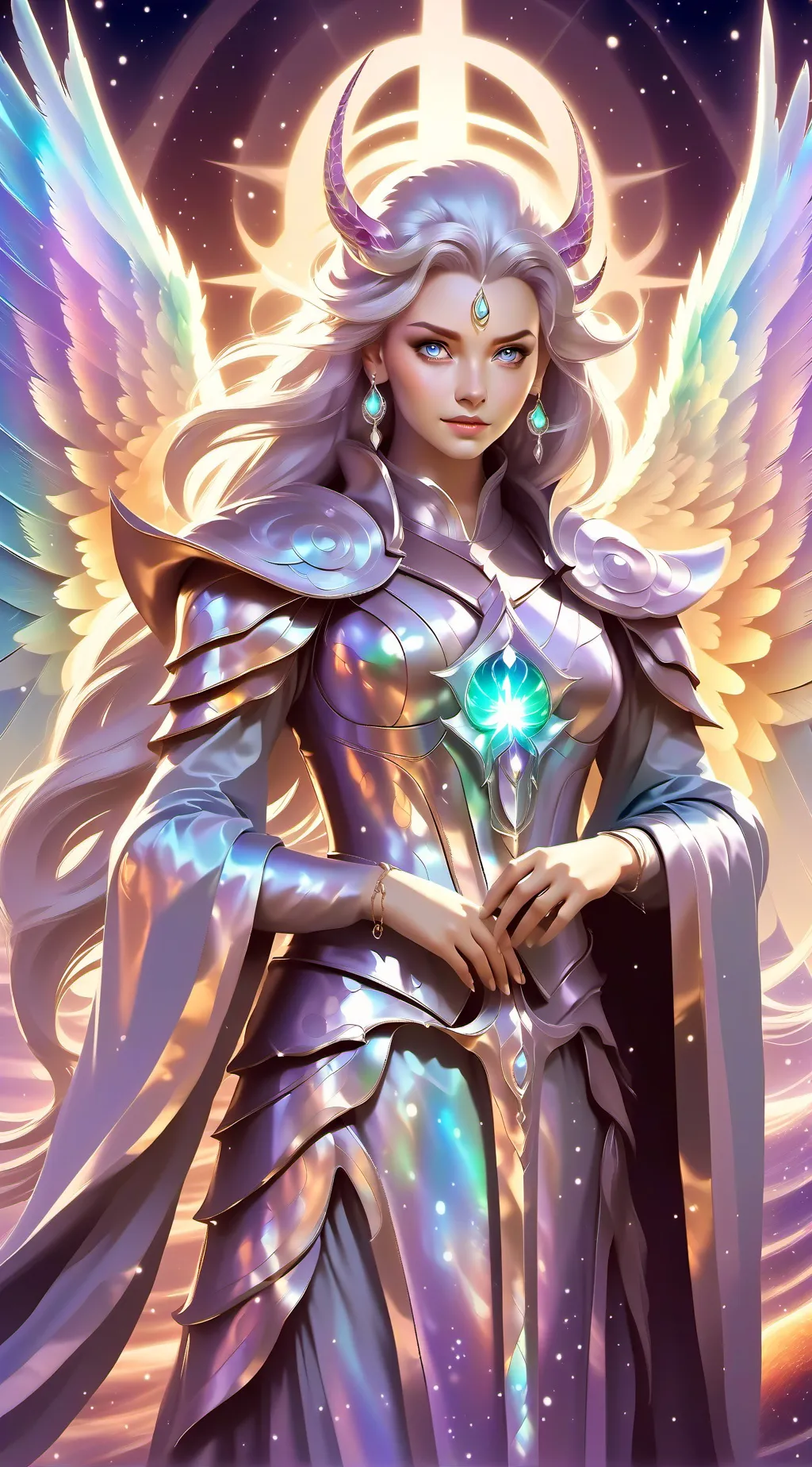 ai character: mha godess  background