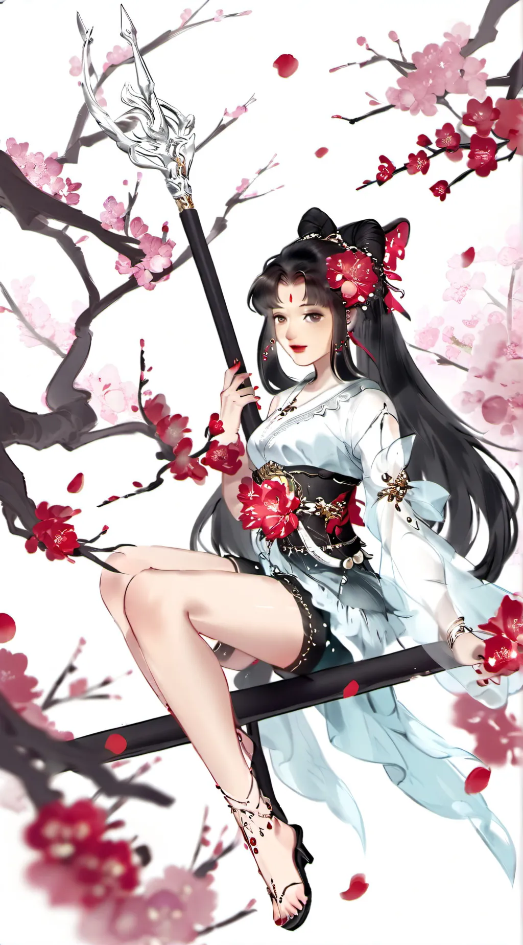 ai character: Rose background