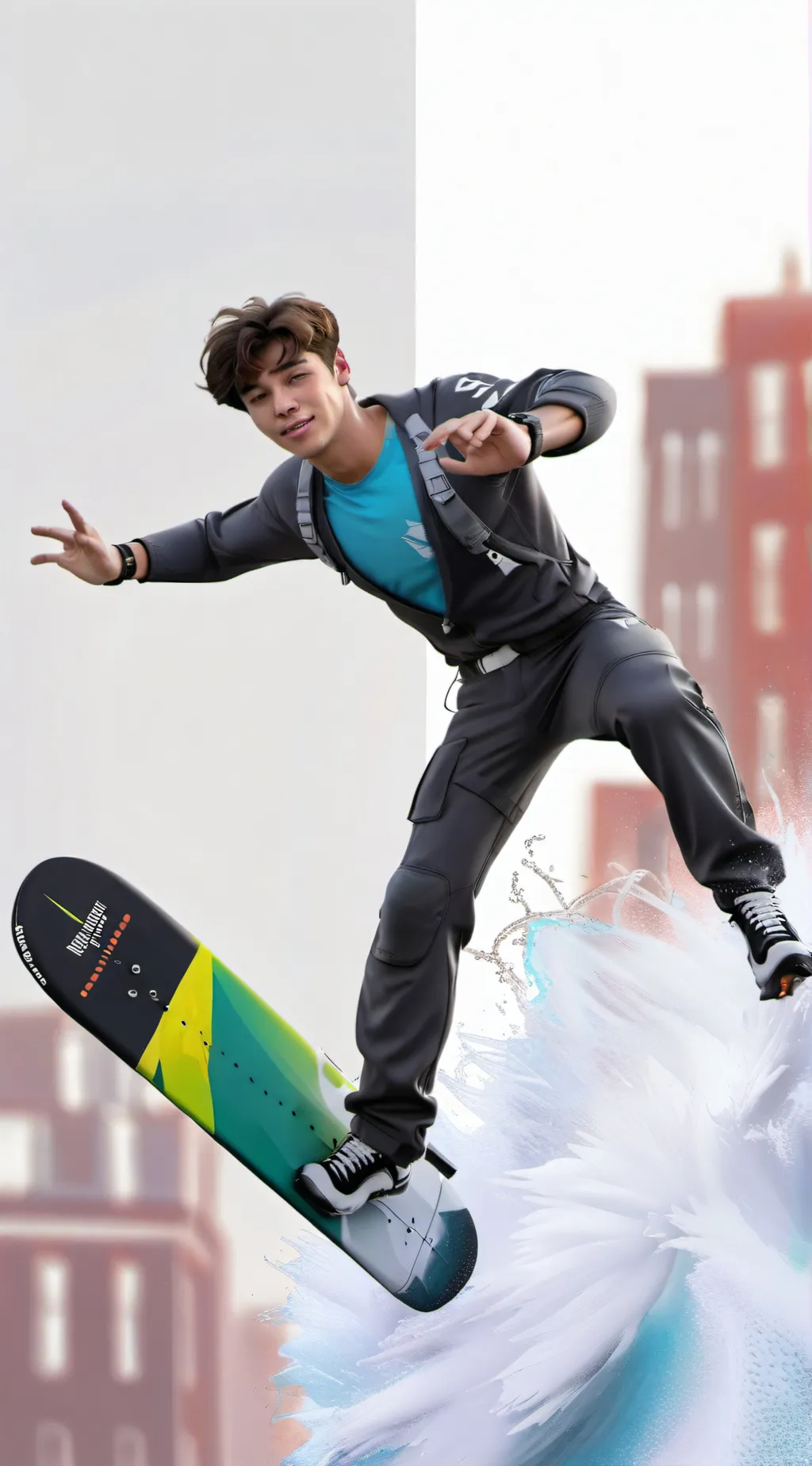 ai character: Cute single rhyane background