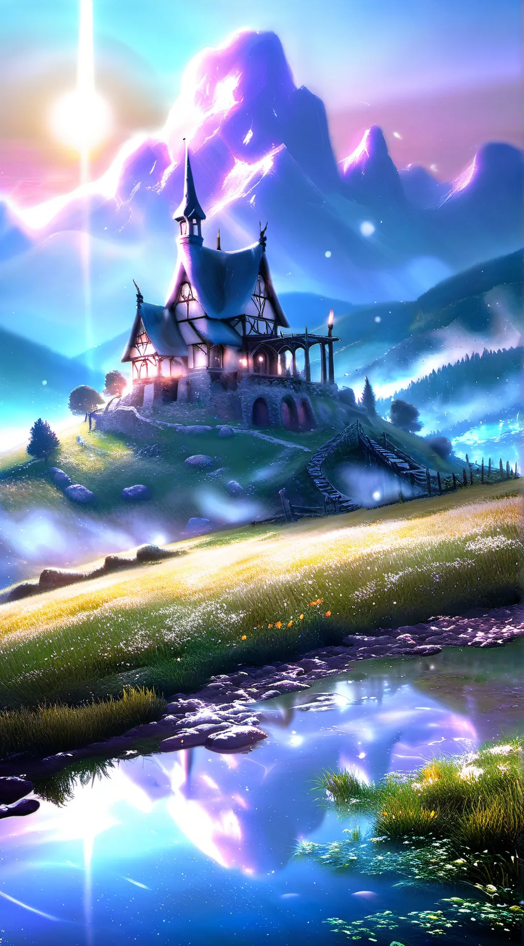 ai character: HH hontedhouse background