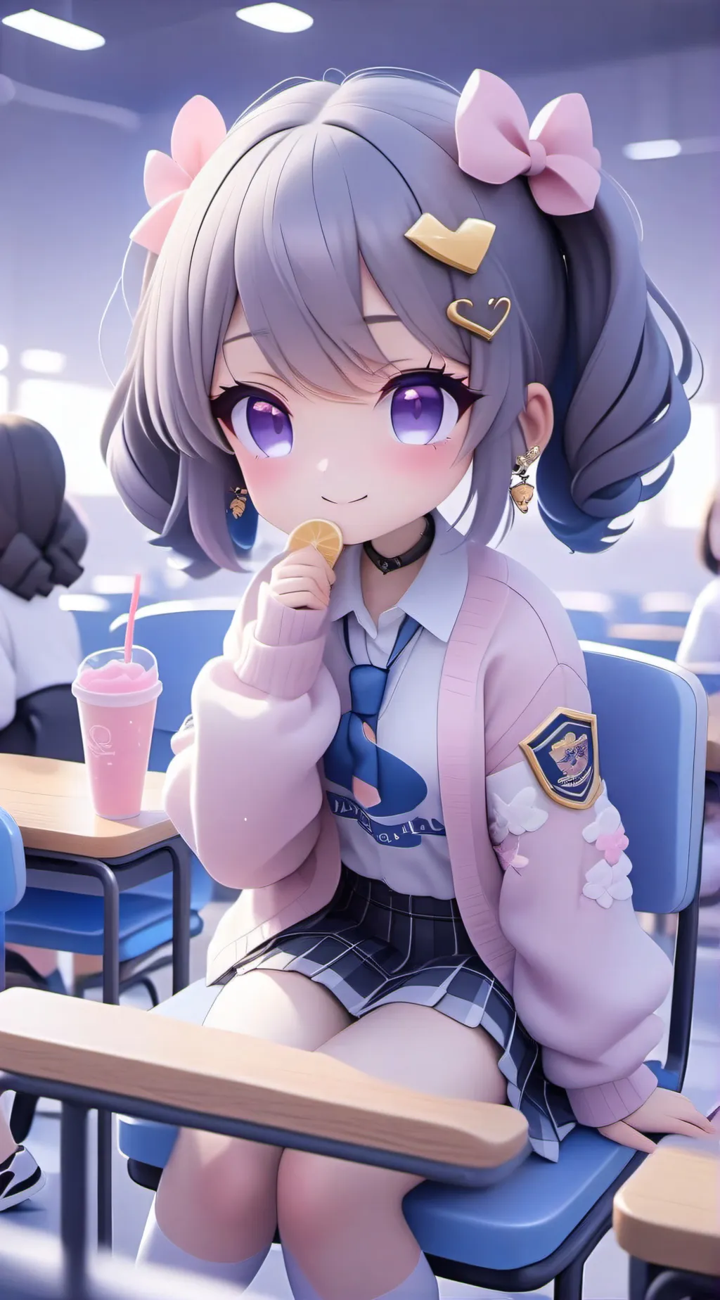 ai character: School 😅 background