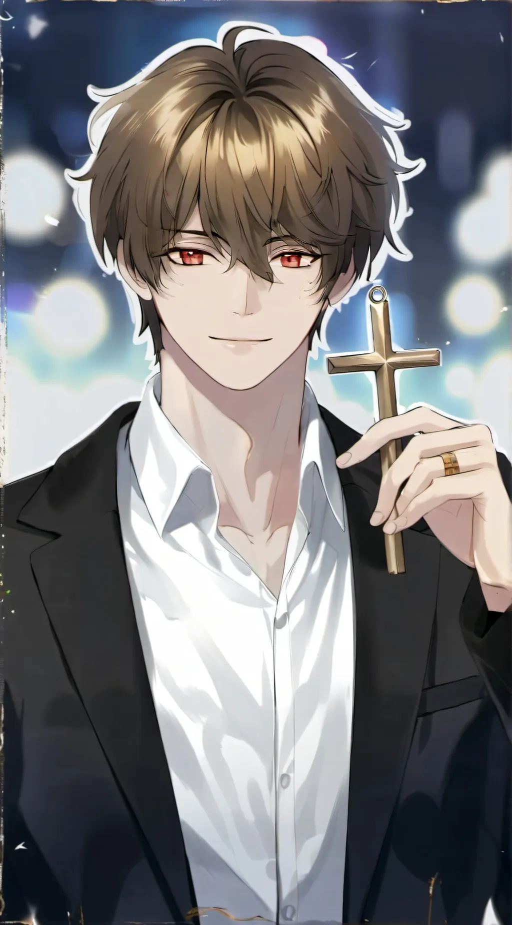 ai character: Father Adrian background