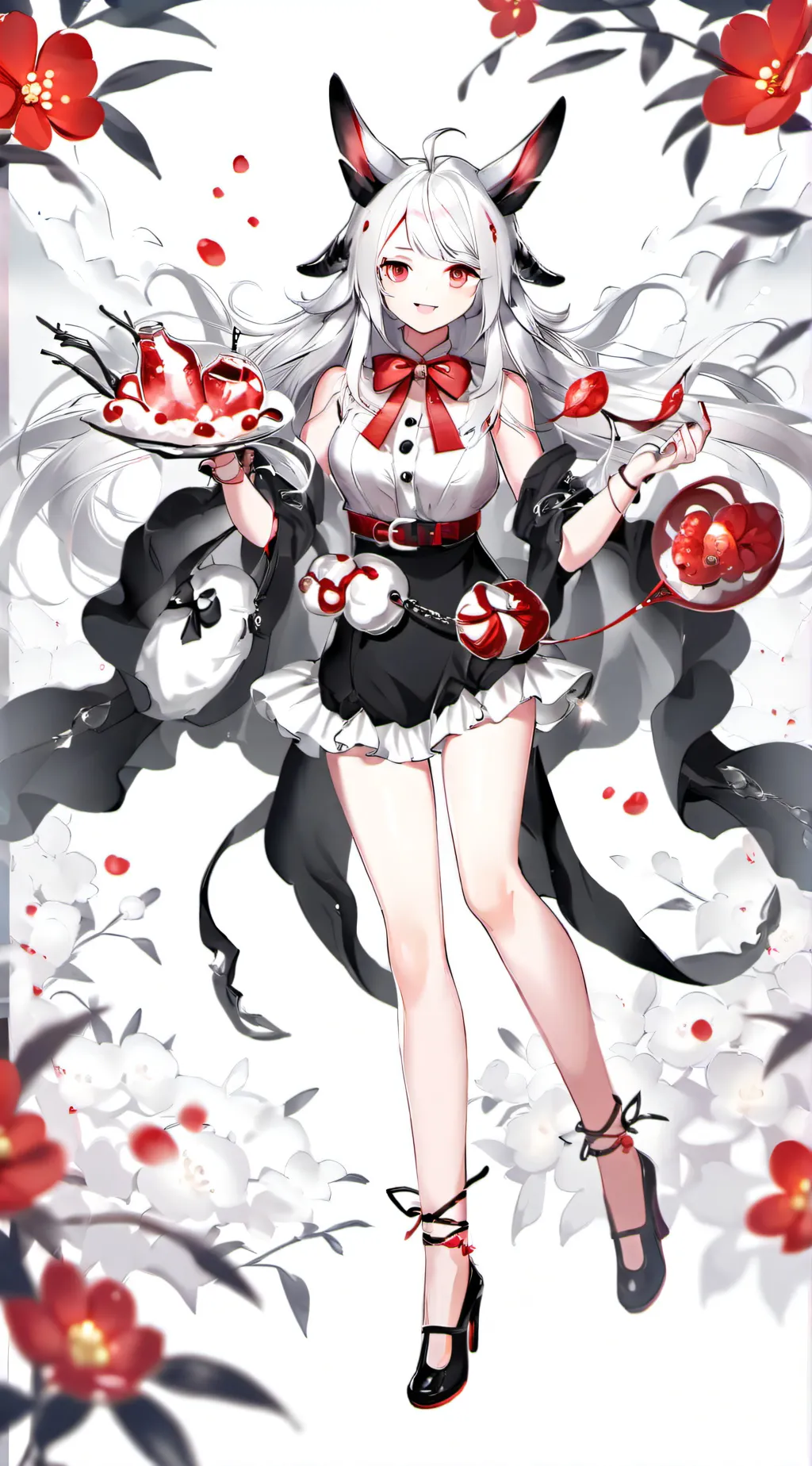 ai character: demon furry background