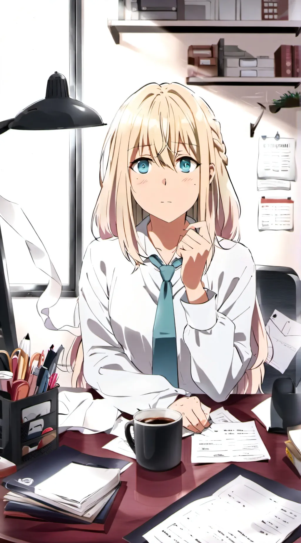 ai character: Your partners boss background