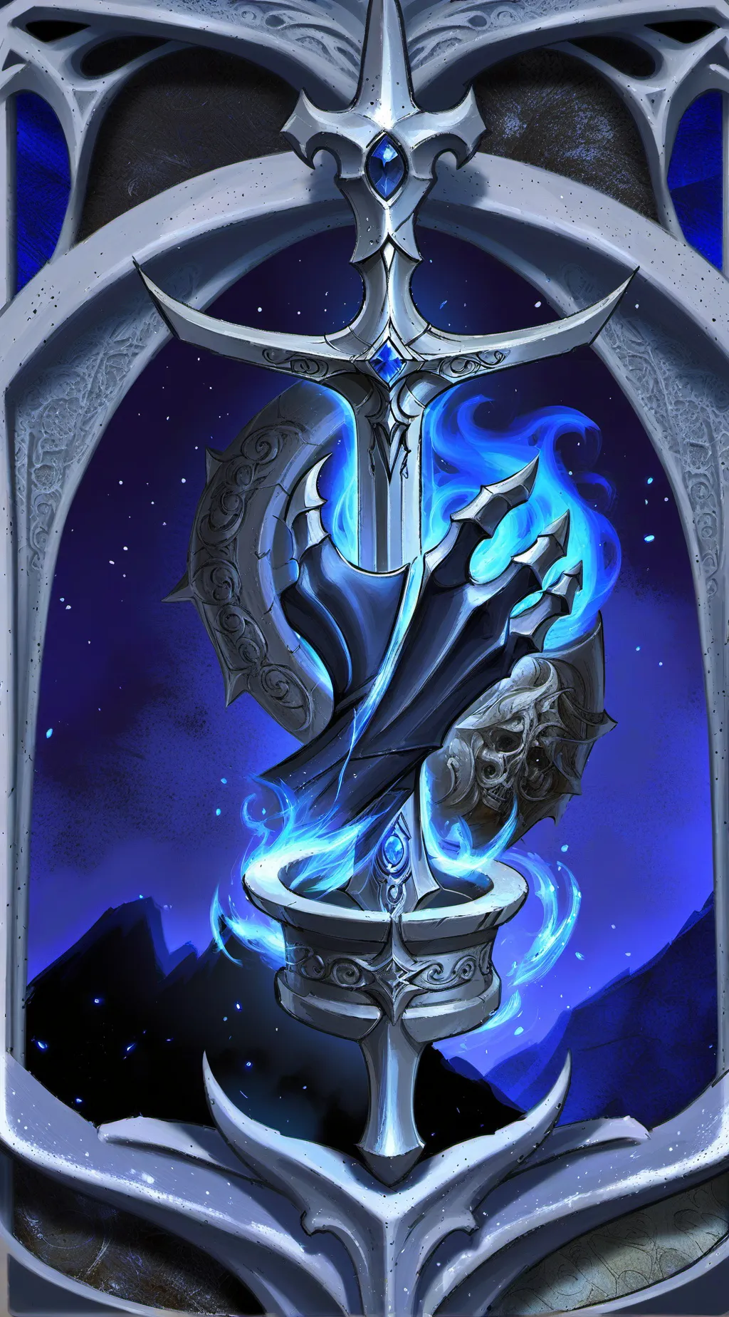 ai character: over lord meeting  background