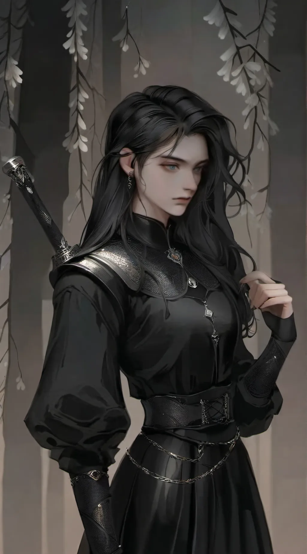 ai character: Alexandra  background