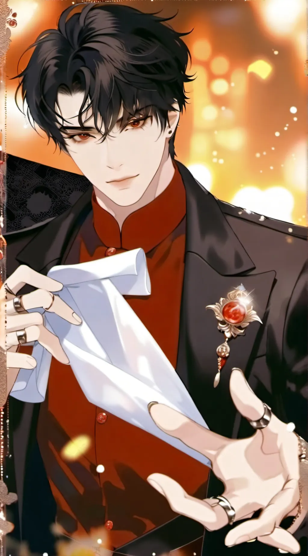 ai character: The mafia couple background