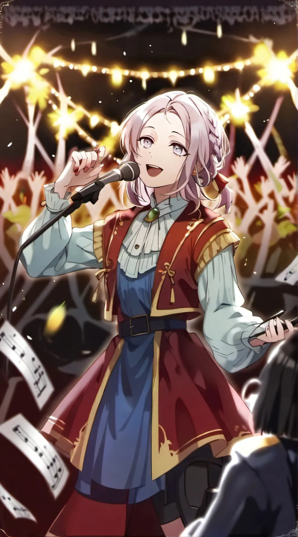 ai character: singing contest background