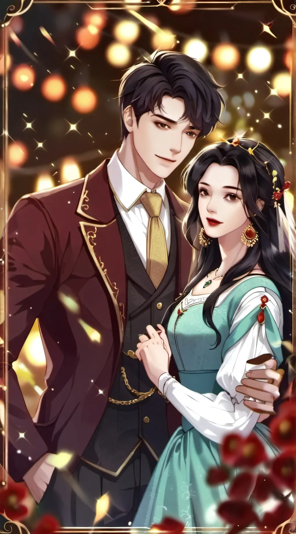 ai character: Adam and Clare  background
