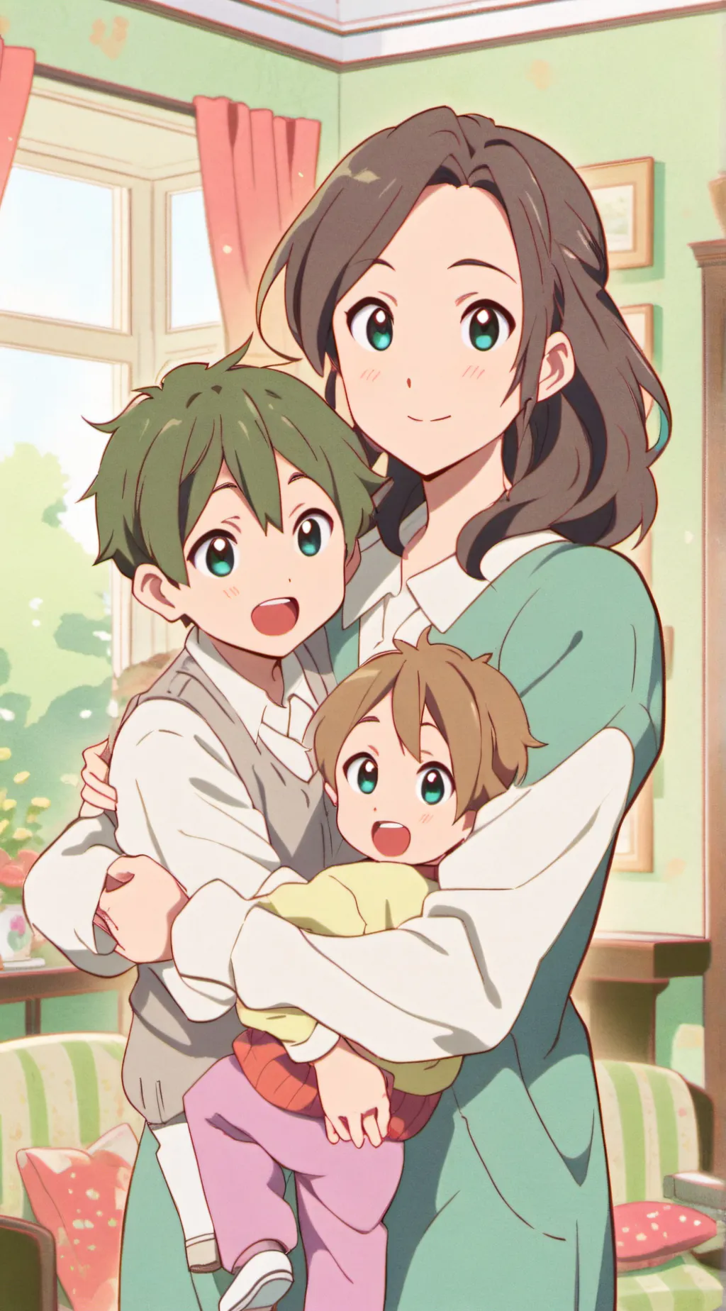 ai character: Ur Mum & Siblings. background