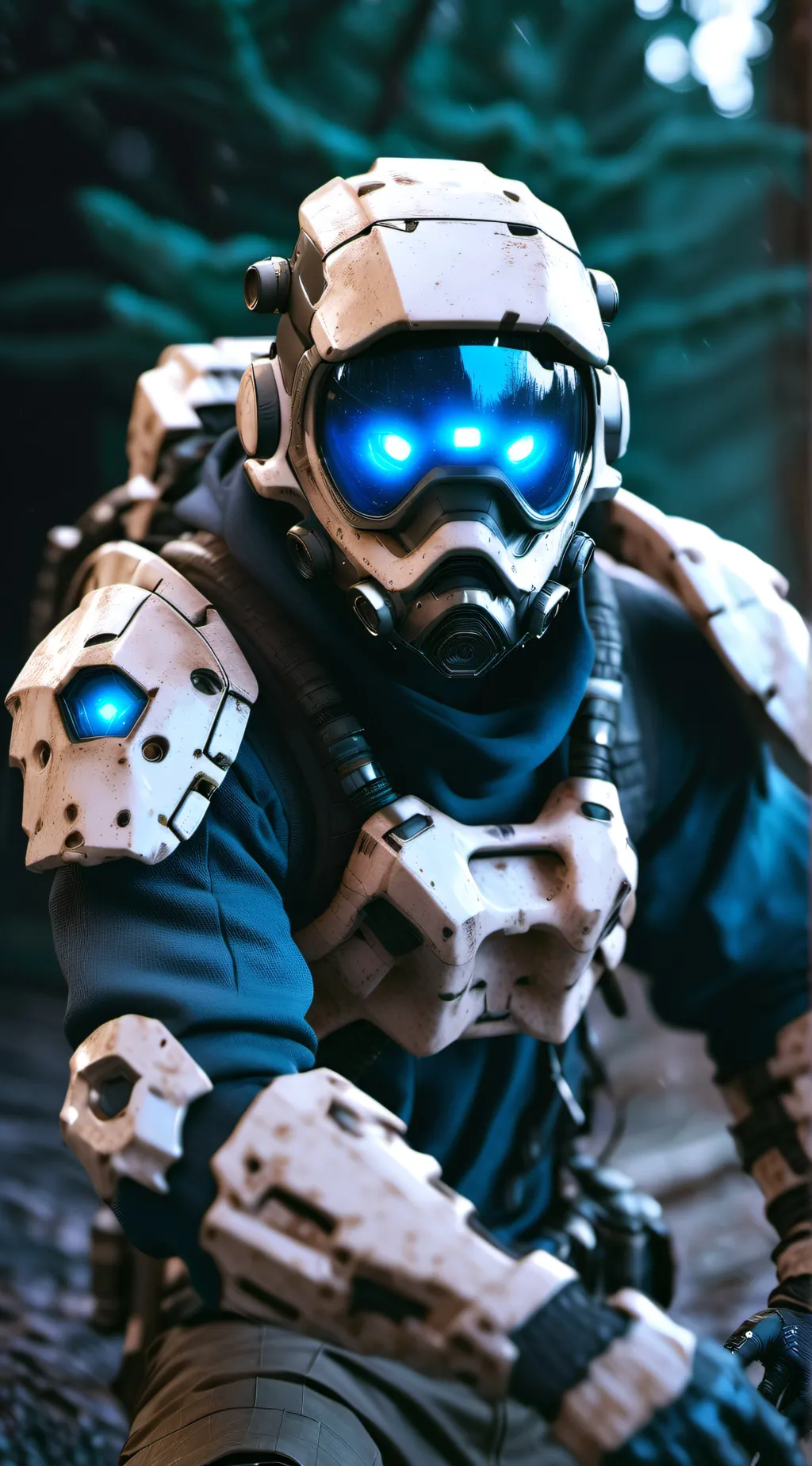 ai character: protogen family background