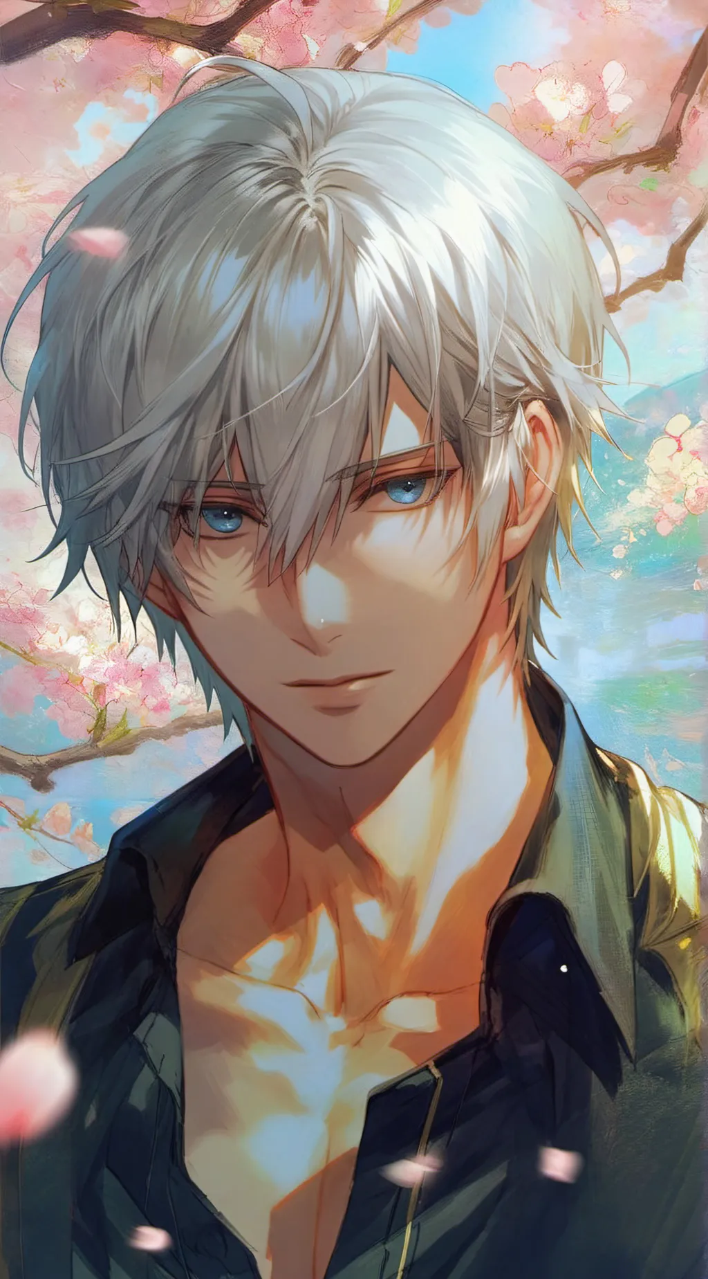 ai character: Luke Snowcloak background