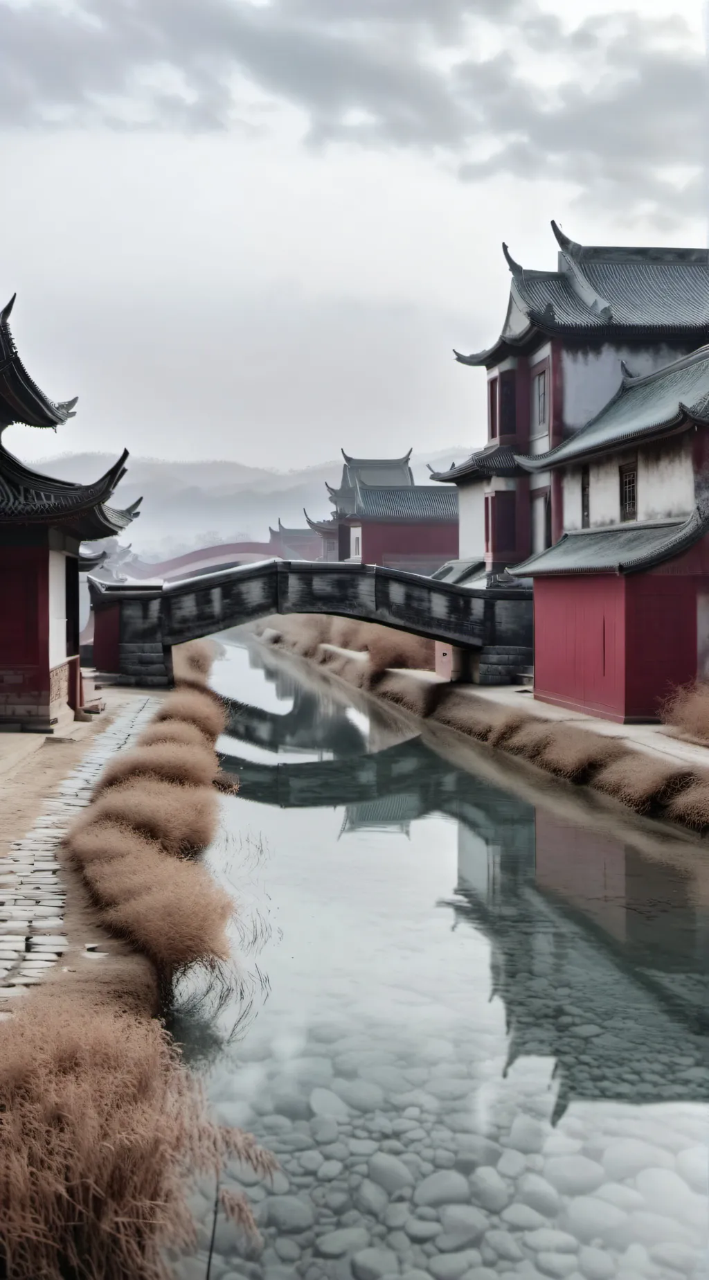 ai character: triangle factory background