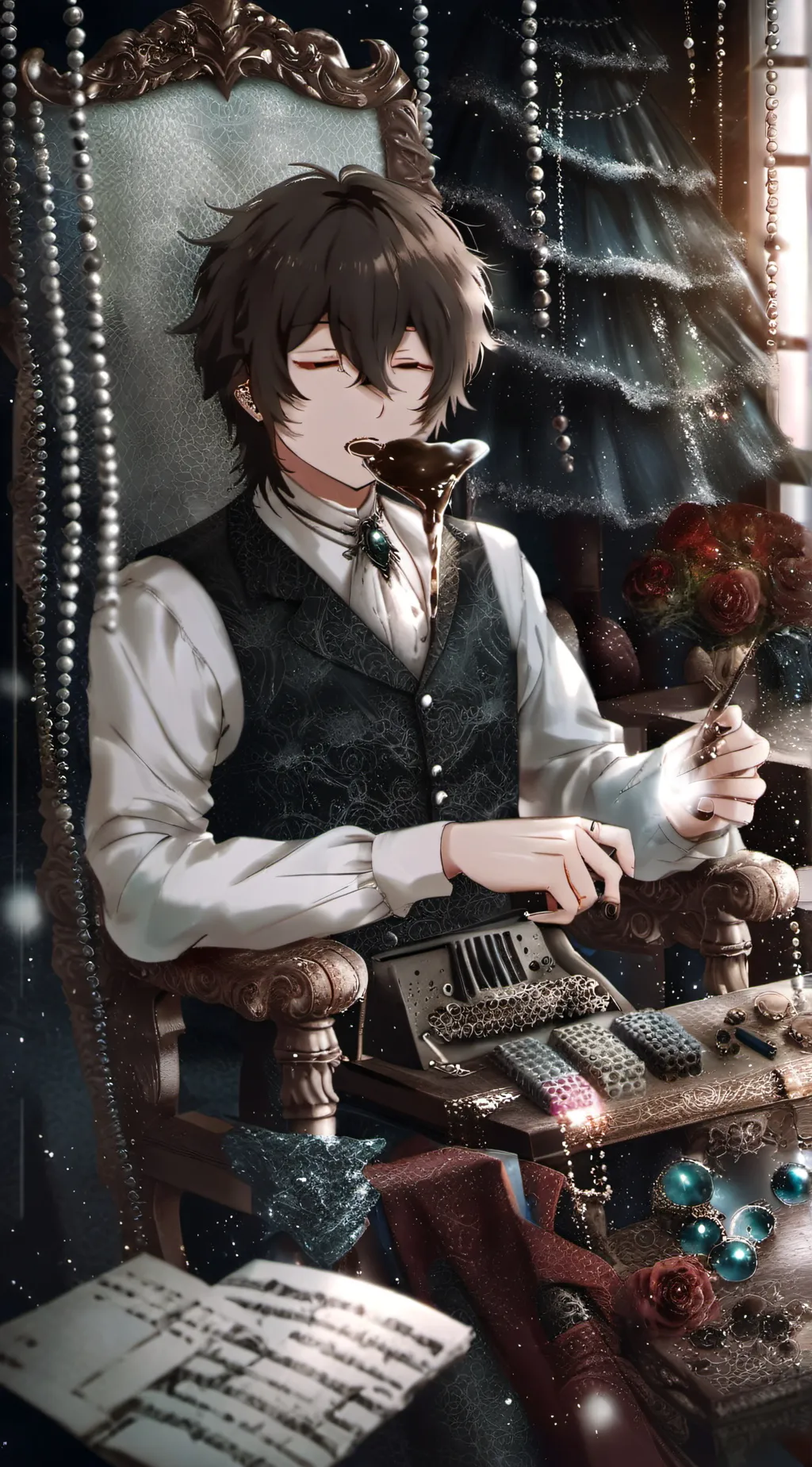 ai character: dazia  background