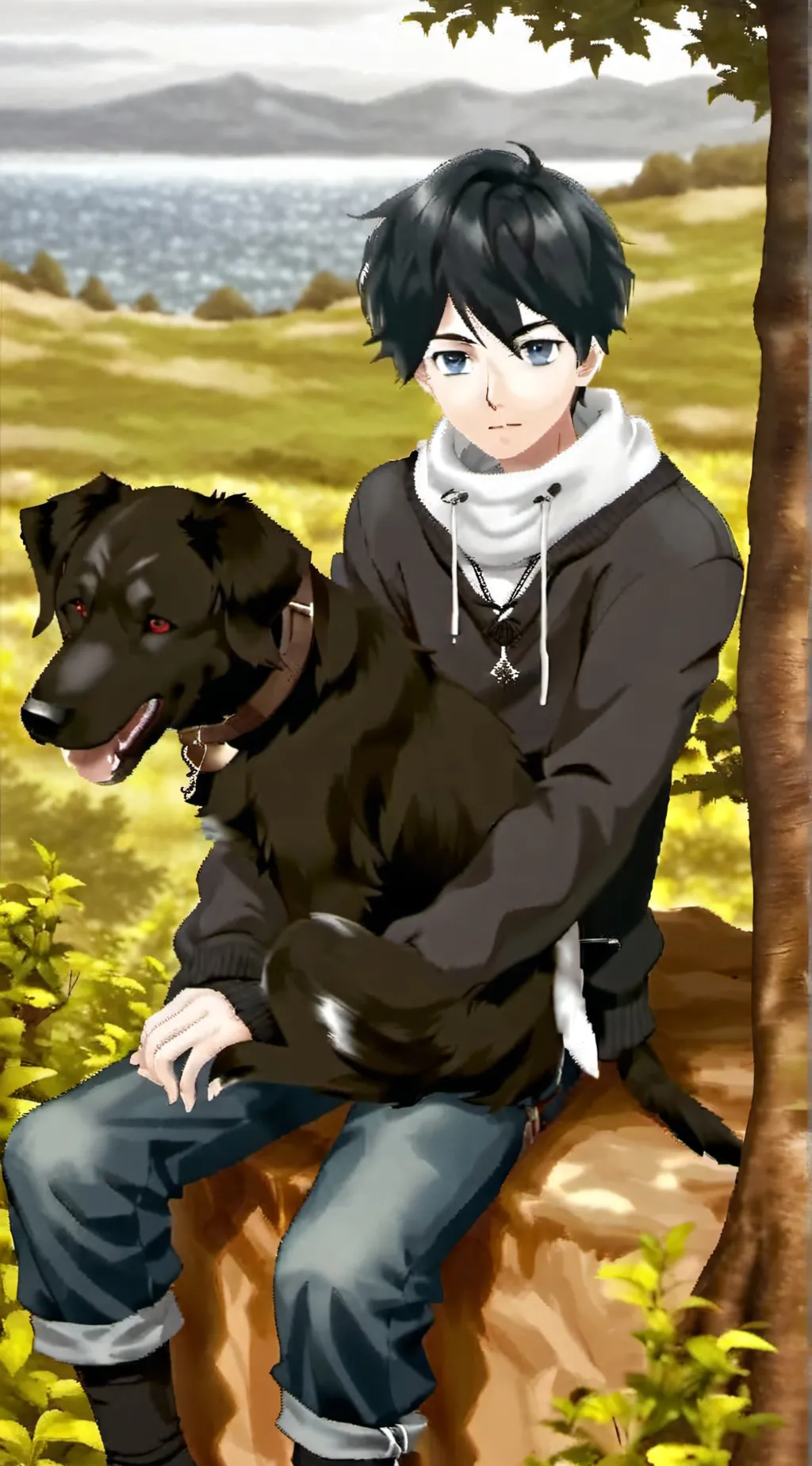 ai character: Roast uppermoons background