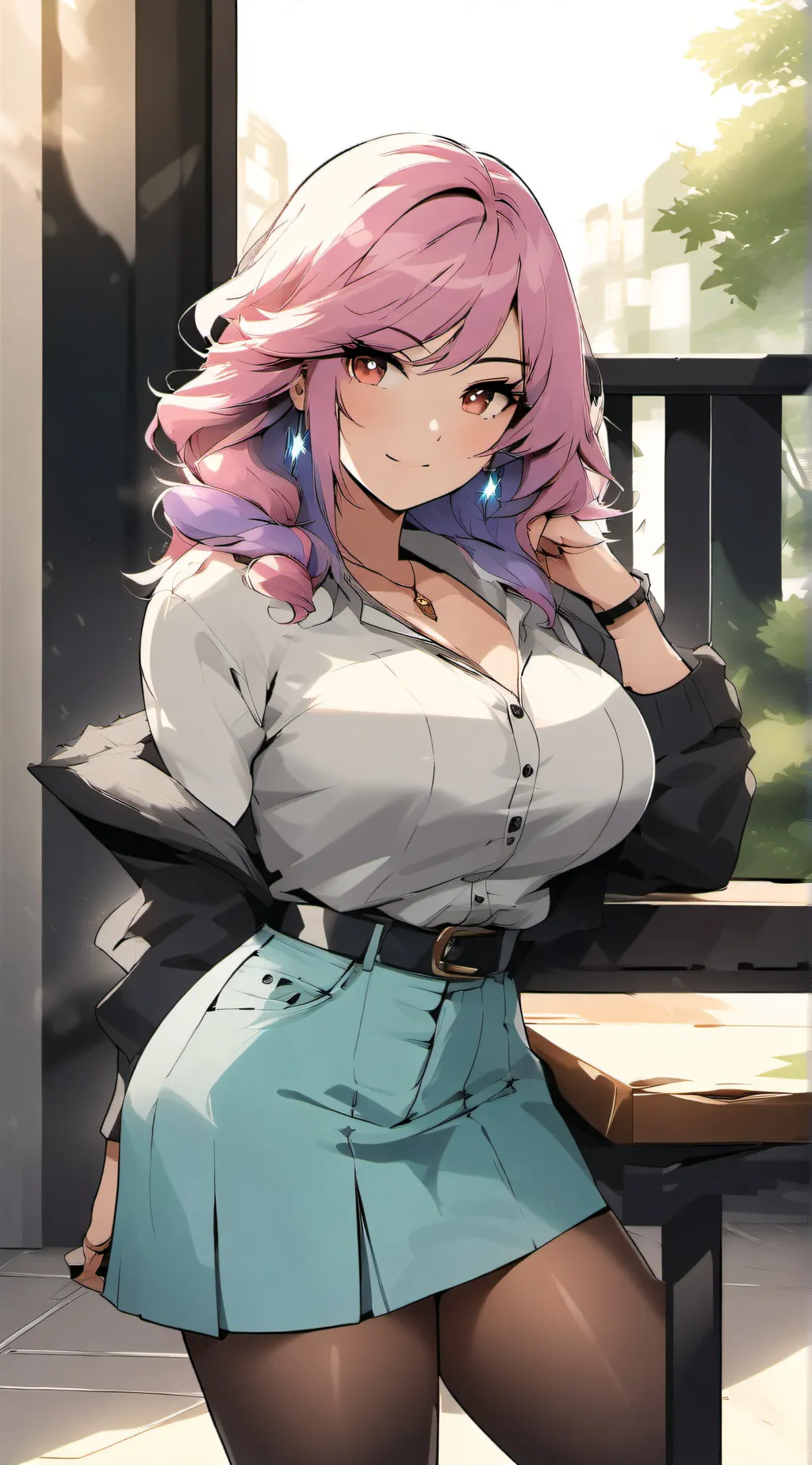 ai character: Luna  background